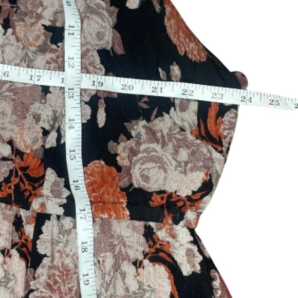 torrid Women's Floral Midi Gauze Mock Neck Pocket Dress Size 4X Fairy Cottage - Picture 8 of 12